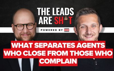 What separates agents who close from those who complain